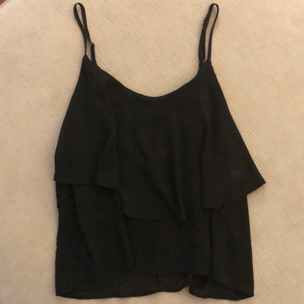 Black Strappy Tank Top